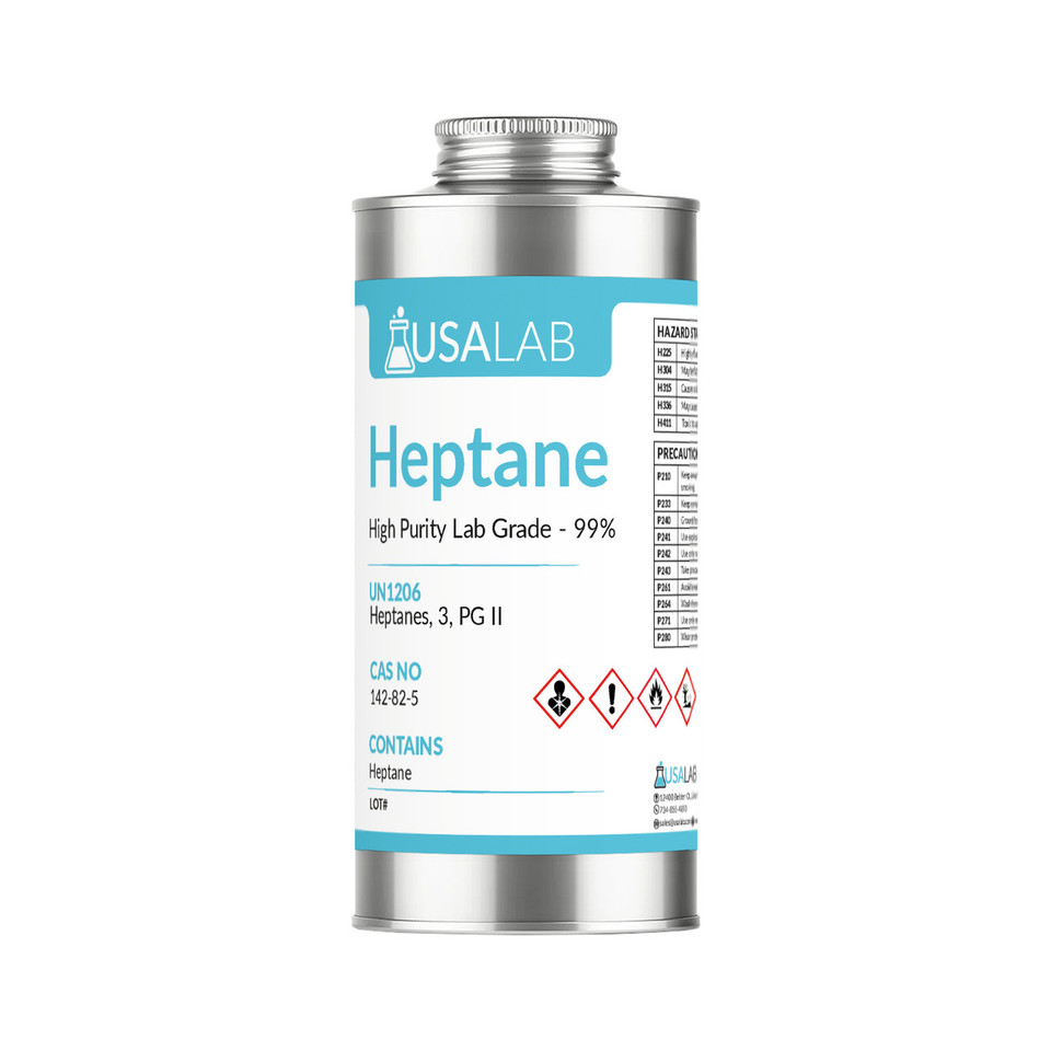 USA Lab High Purity Lab Grade Heptane 99%