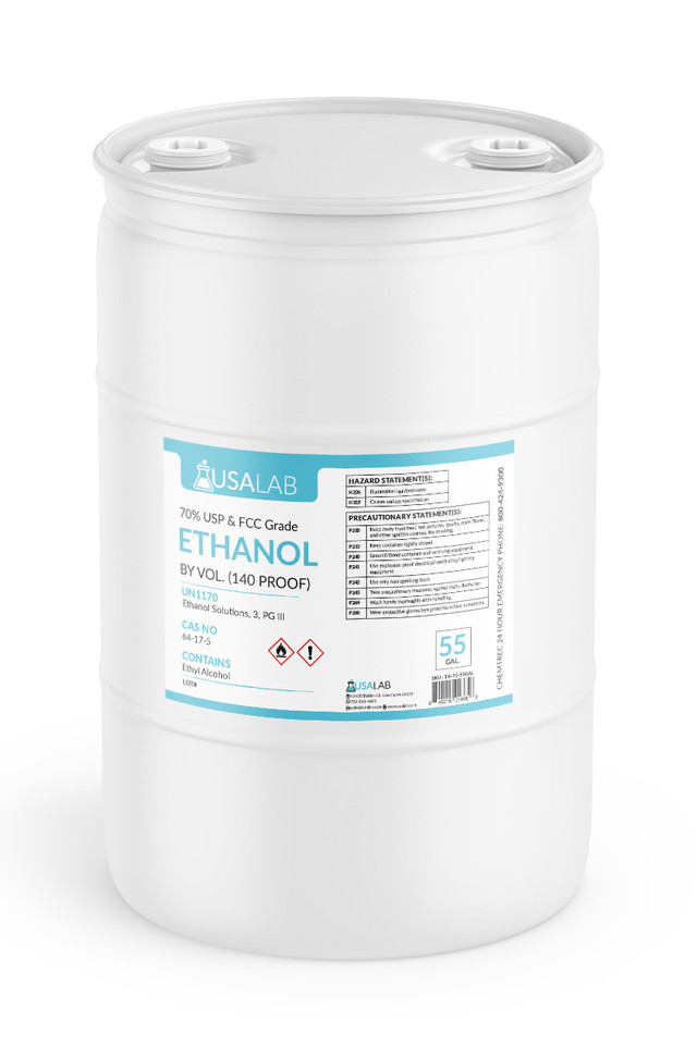 USA Lab 140 Proof Ethanol - 70% - USP & FCC Grade