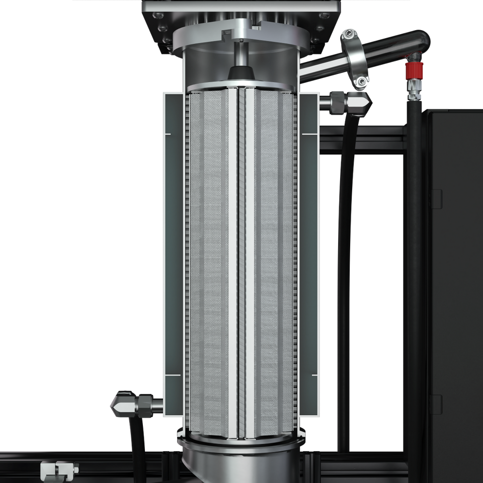 Beaker & Wrench 6" Wiped Film Evaporator