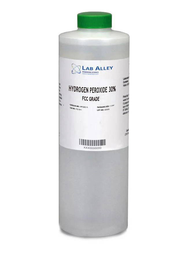 Lab Alley Hydrogen Peroxide 30%- Food Grade,Kosher
