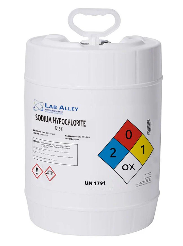 Lab Alley Sodium Hypochlorite 12.5% Solution