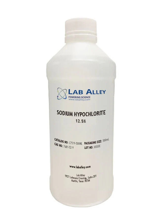 Lab Alley Sodium Hypochlorite 12.5% Solution