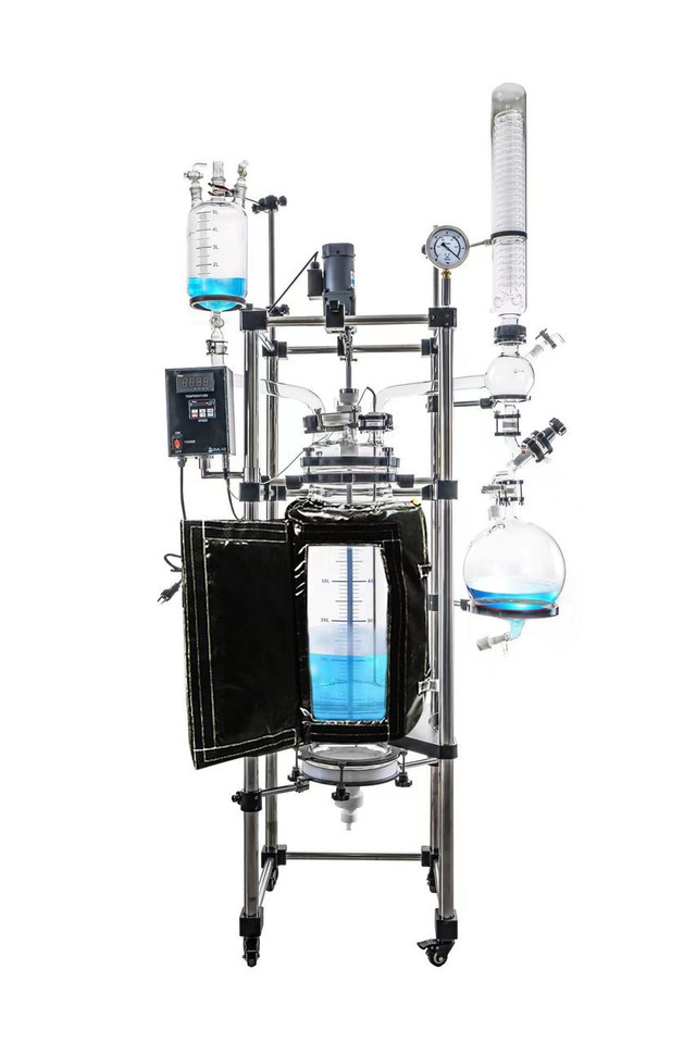 USA Lab Benchtop 5L Single Jacketed Glass Reactor