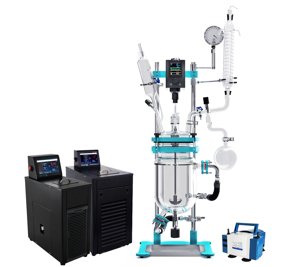 USA Lab Benchtop 5L Single Jacketed Glass Reactor