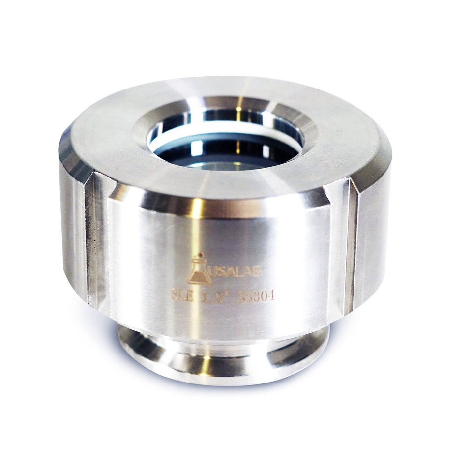 USA Lab Tri Clamp Sight Glass - 1.5"  - PTFE & BUNA - 200 PSI