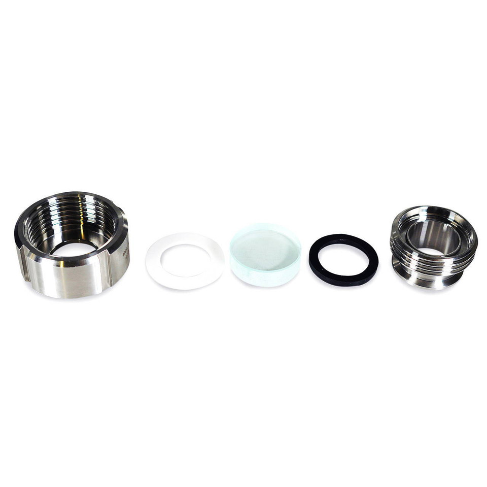 USA Lab Tri Clamp Sight Glass - 1.5"  - PTFE & BUNA - 200 PSI