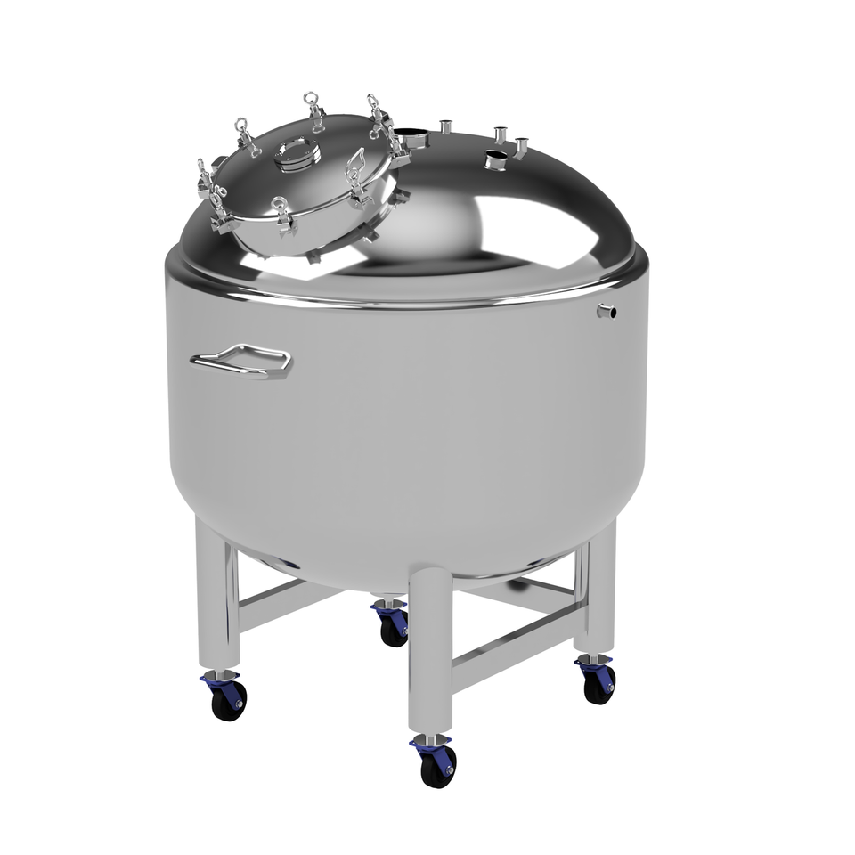 USA Lab 2000L Stainless Steel Jacketed Storage Vessel
