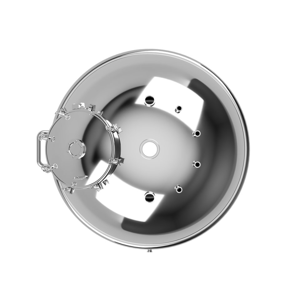 USA Lab 2000L Stainless Steel Jacketed Storage Vessel