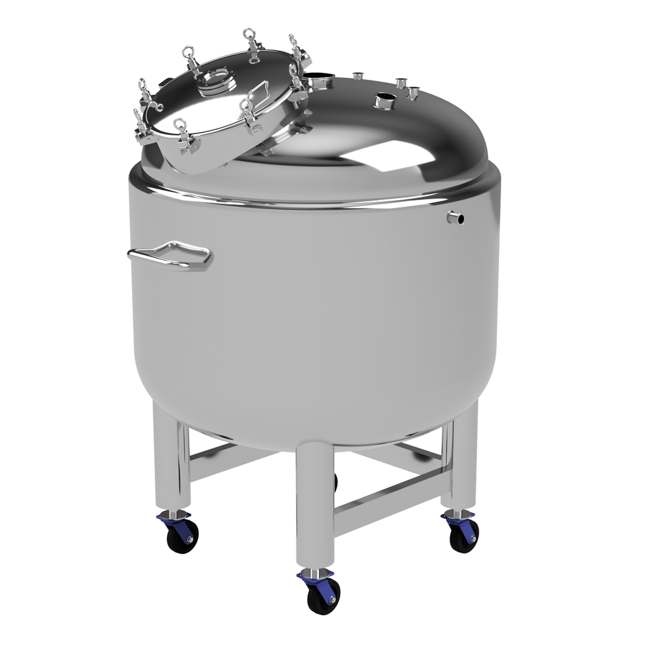 USA Lab 1500L Stainless Steel Jacketed Storage Vessel