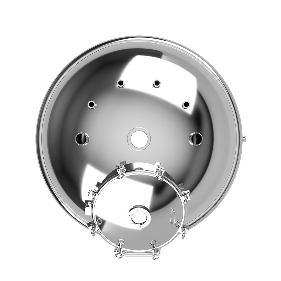 USA Lab 1500L Stainless Steel Jacketed Storage Vessel