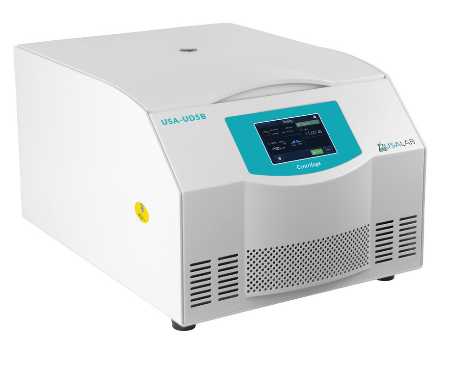 USA Lab Large Capacity Low Speed Centrifuge - 5000rpm- w/ 4x600ML Rotor