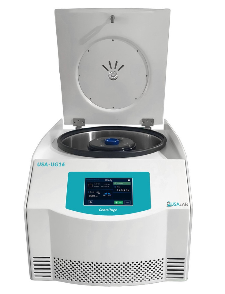 USA Lab Table Top High Speed Refrigerated Centrifuge - 16000rpm w/ 6x50ML Rotor
