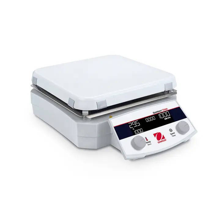 Ohaus Guardian™ 5000 Hotplate-Stirrer, e-G52HS10C, 120V, 10" x 10" Ceramic Plate, 20L Capacity