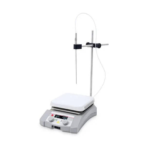 Ohaus Guardian™ 3000 Hotplate-Stirrer, e-G31HS07C, 115V, 7" x 7" Ceramic Plate, 15L Capacity