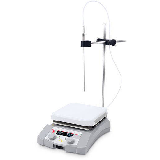 Ohaus Guardian™ 3000 Hotplate-Stirrer, e-G31HS07C, 115V, 7" x 7" Ceramic Plate, 15L Capacity