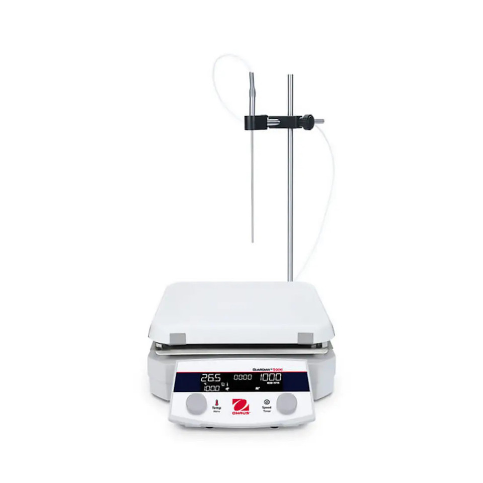 Ohaus Guardian™ 7000 Hotplate-Stirrer, e-G71HS07C, 120V, 7" x 7" Ceramic Plate, 15L Capacity