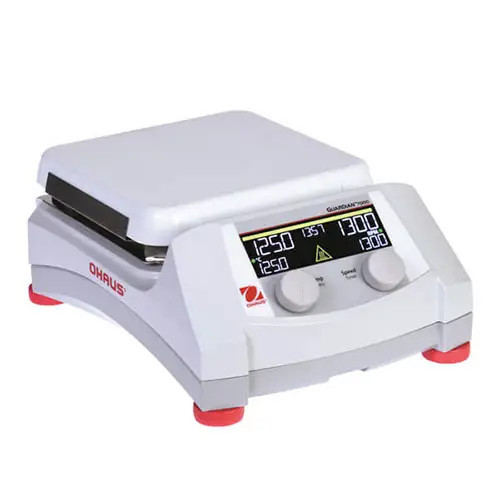 Ohaus Guardian™ 7000 Hotplate-Stirrer, e-G71HS07C, 120V, 7" x 7" Ceramic Plate, 15L Capacity
