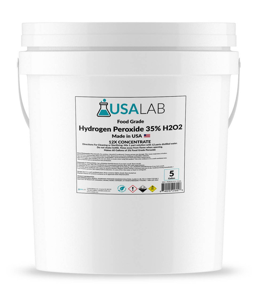 USA Lab Sodium Hypochlorite 12.5% Solution - Bleach