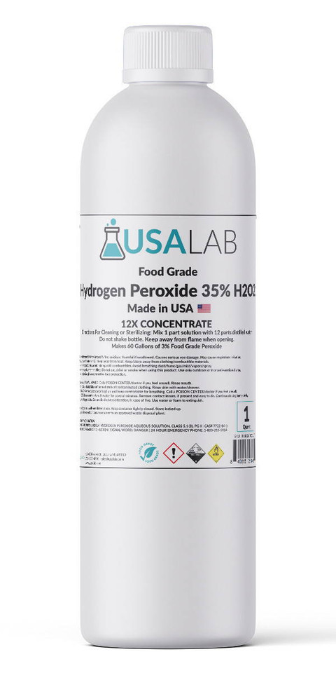 USA Lab Sodium Hypochlorite 12.5% Solution - Bleach