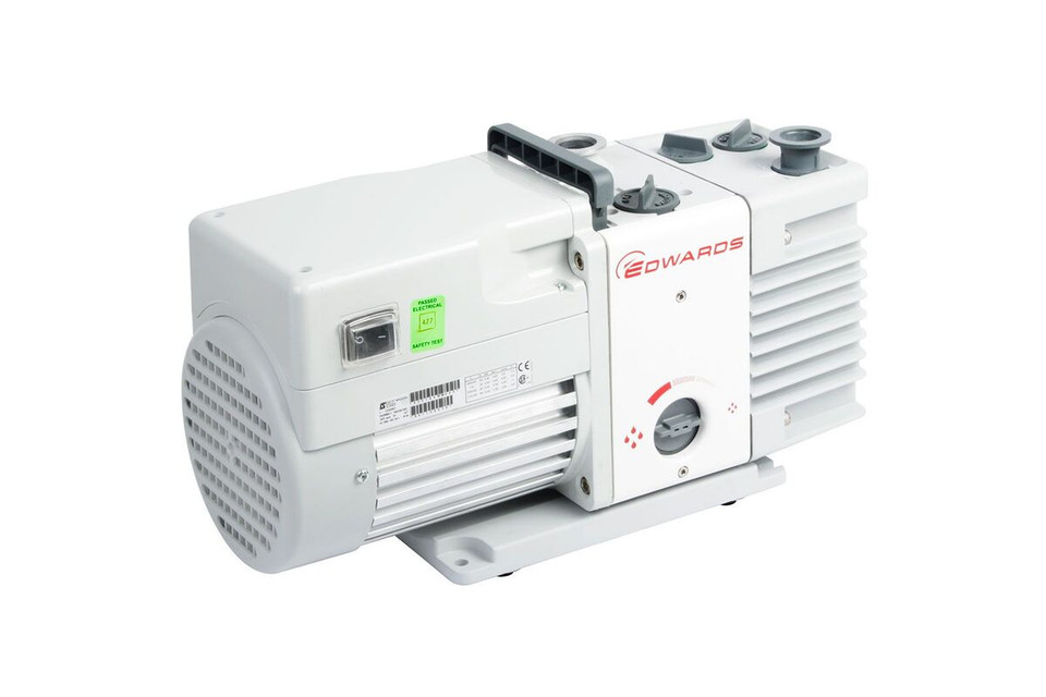 Edwards RV3 2.3 CFM Two-Stage Rotary Vane Vacuum Pump, 115/230V, 1-Ph, - Factory Set 115V