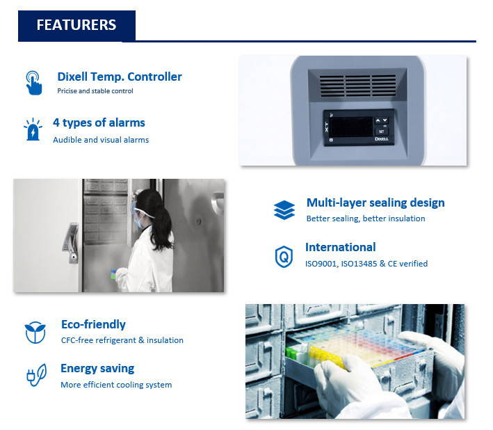 USA Lab EcoChill 17.12 Cu Ft -40°C Chest Freezer - Digital Display