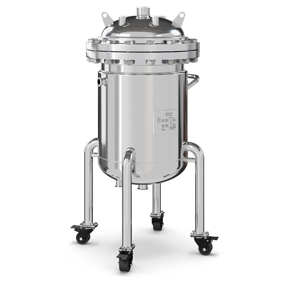 USA Lab OmniCore™ eTFE Teflon Lined Vessel - ASME Certifed - 250PSI