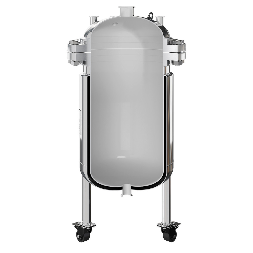 USA Lab 50L & 100L OmniCore™ eTFE Teflon Lined Vessel Reactor Assembly - ASME Certifed - 250PSI