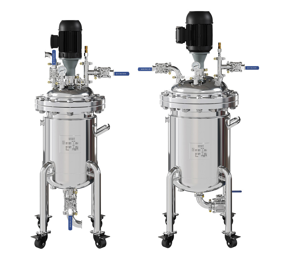 USA Lab OMNI Core Turnkey Vessel – ETFE-lined stainless steel reactor rated for 250 PSI