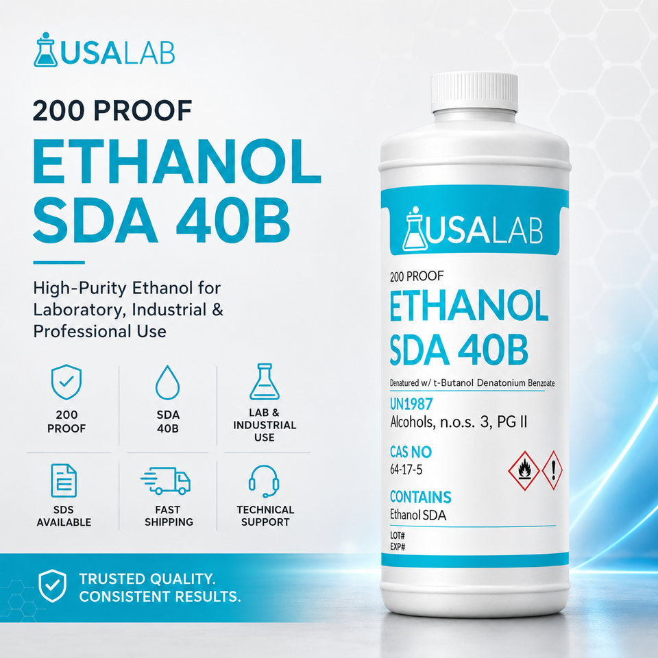 USA Lab Ethanol 200 Proof, SDA 40B (100%)