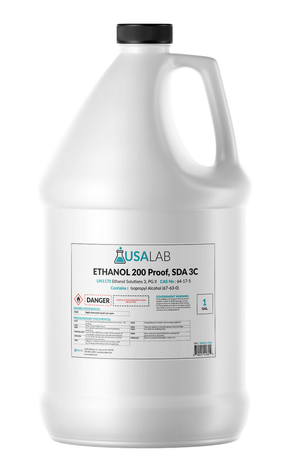 USA Lab Ethanol 200 Proof, SDA 40B (100%)
