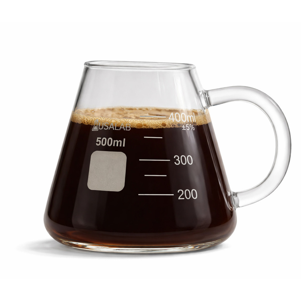 USA Lab  Erlenmeyer Flask Mug  Borosilicate 3.3 - 500ML