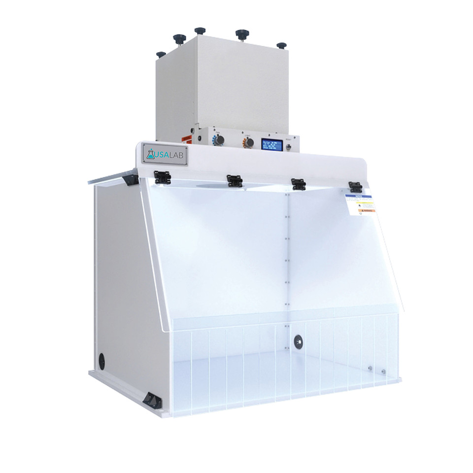 USA Lab Deluxe Ductless Fume Hood - Front Controls w/  Variable speed controller & HC - UL Listed