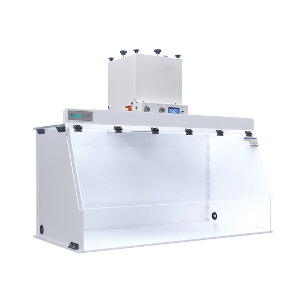 USA Lab Deluxe Ductless Fume Hood - Front Controls w/  Variable speed controller & HC - UL Listed