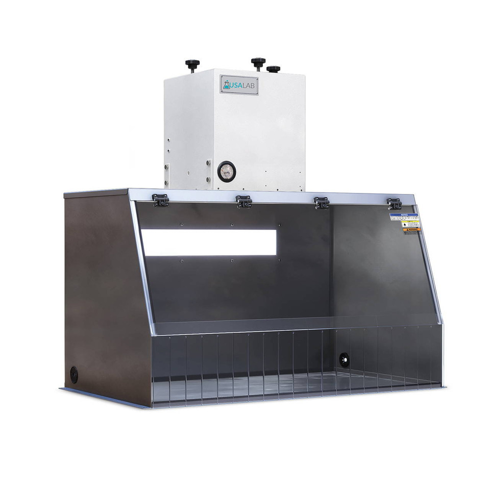 USA Lab Ductless Stainless Steel Fume Hood | ESD-Safe 304 SS