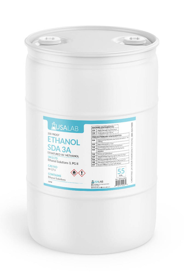 USA Lab Ethanol 200 Proof, SDA 3A (100%)