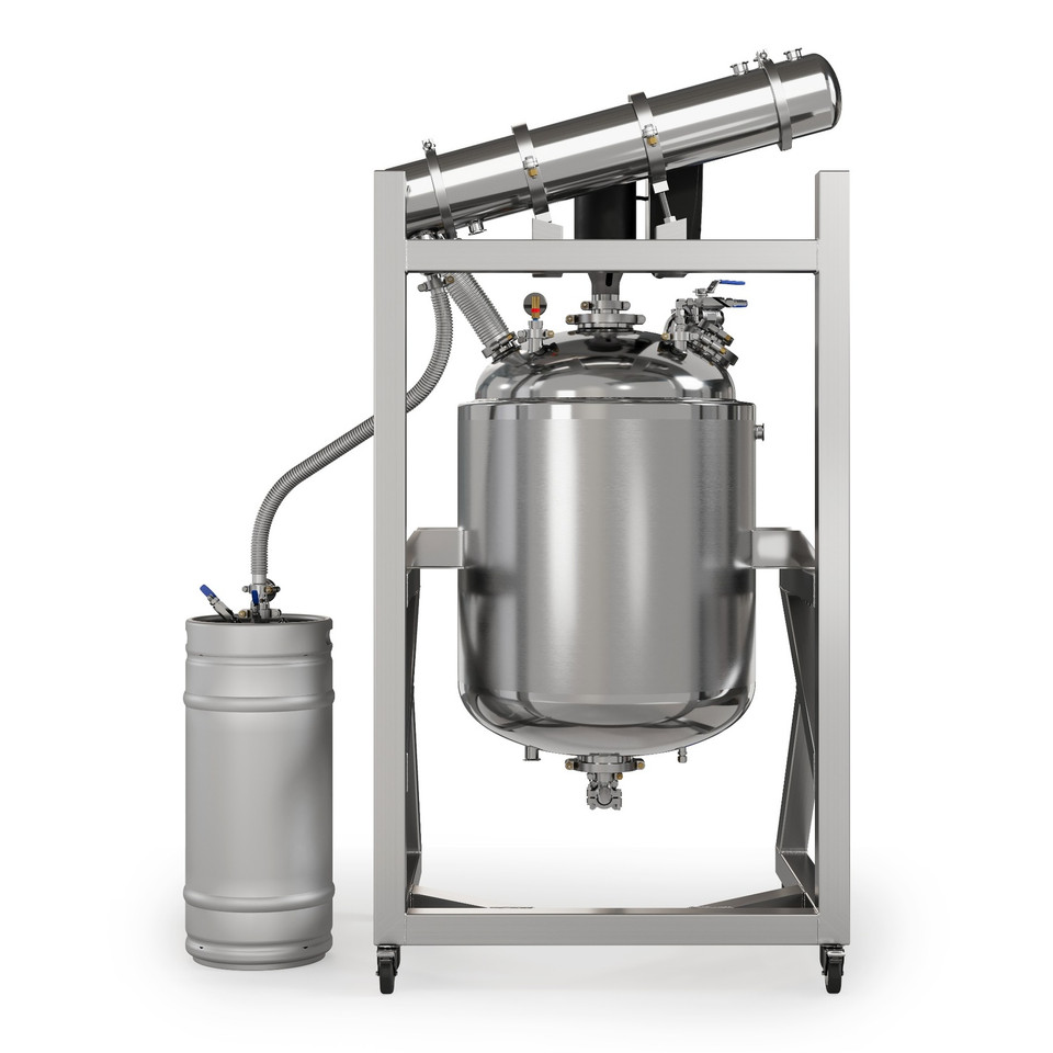 USA Lab Dual-Jacketed 300L 316L-Grade Stainless Steel Reactor