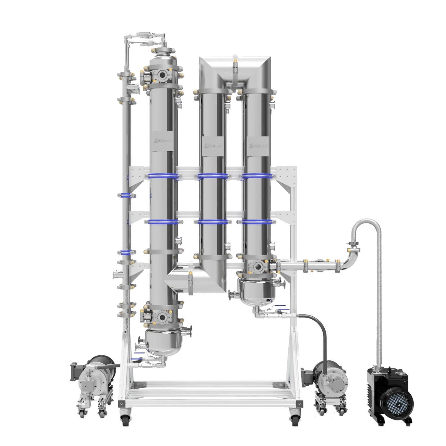 USA Lab Hydra dual 6-inch falling film evaporator