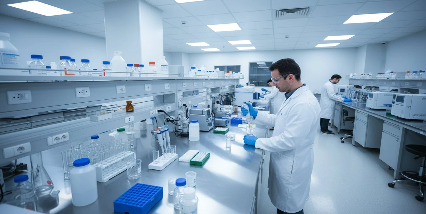 Pharmaceutical laboratory equipment