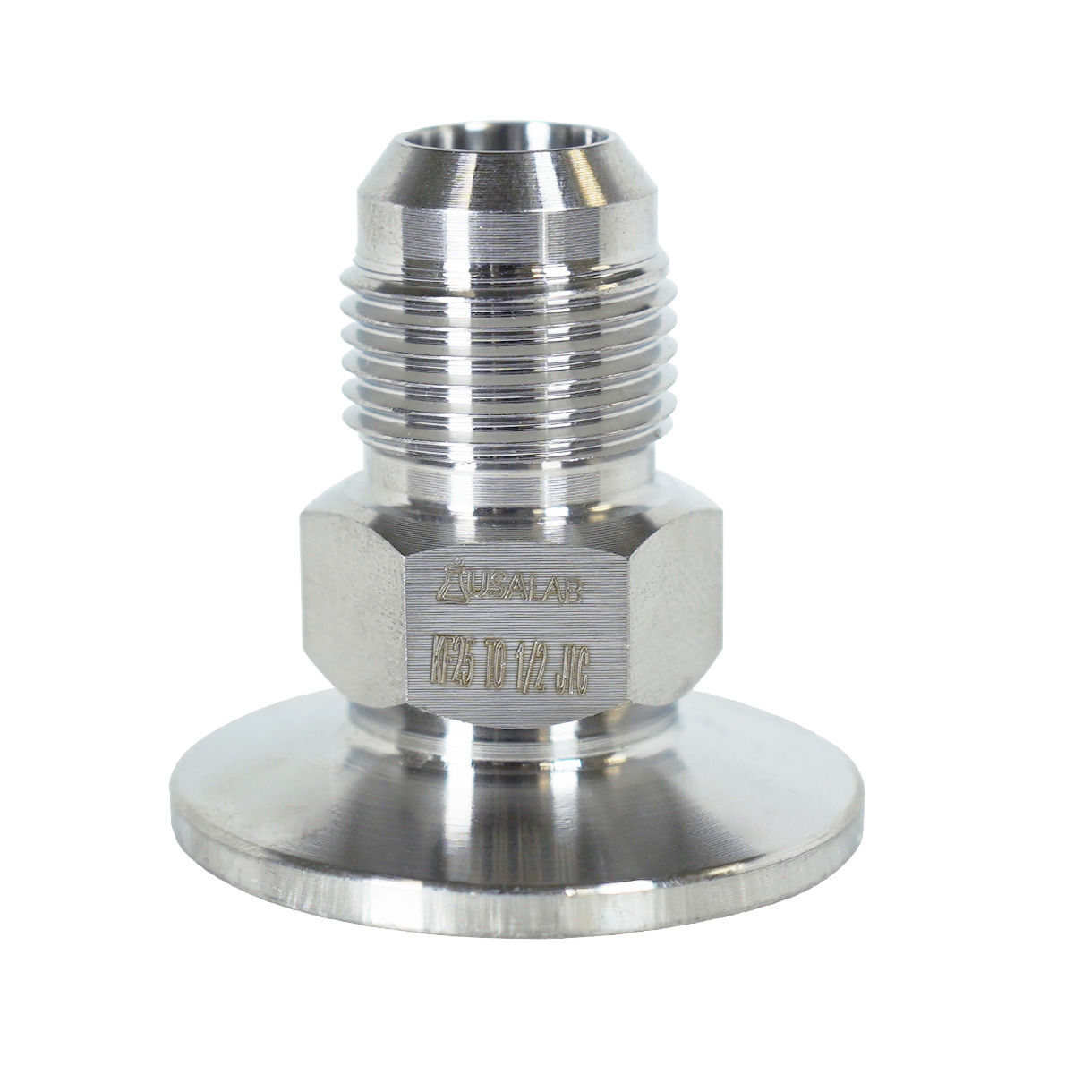 SS304 KF25 Fitting to Male JIC Adapters USA Lab