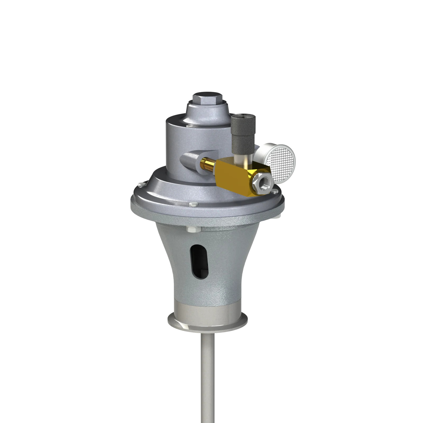 Variable Speed TriClamp Mixer Pneumatic Motor USA Lab