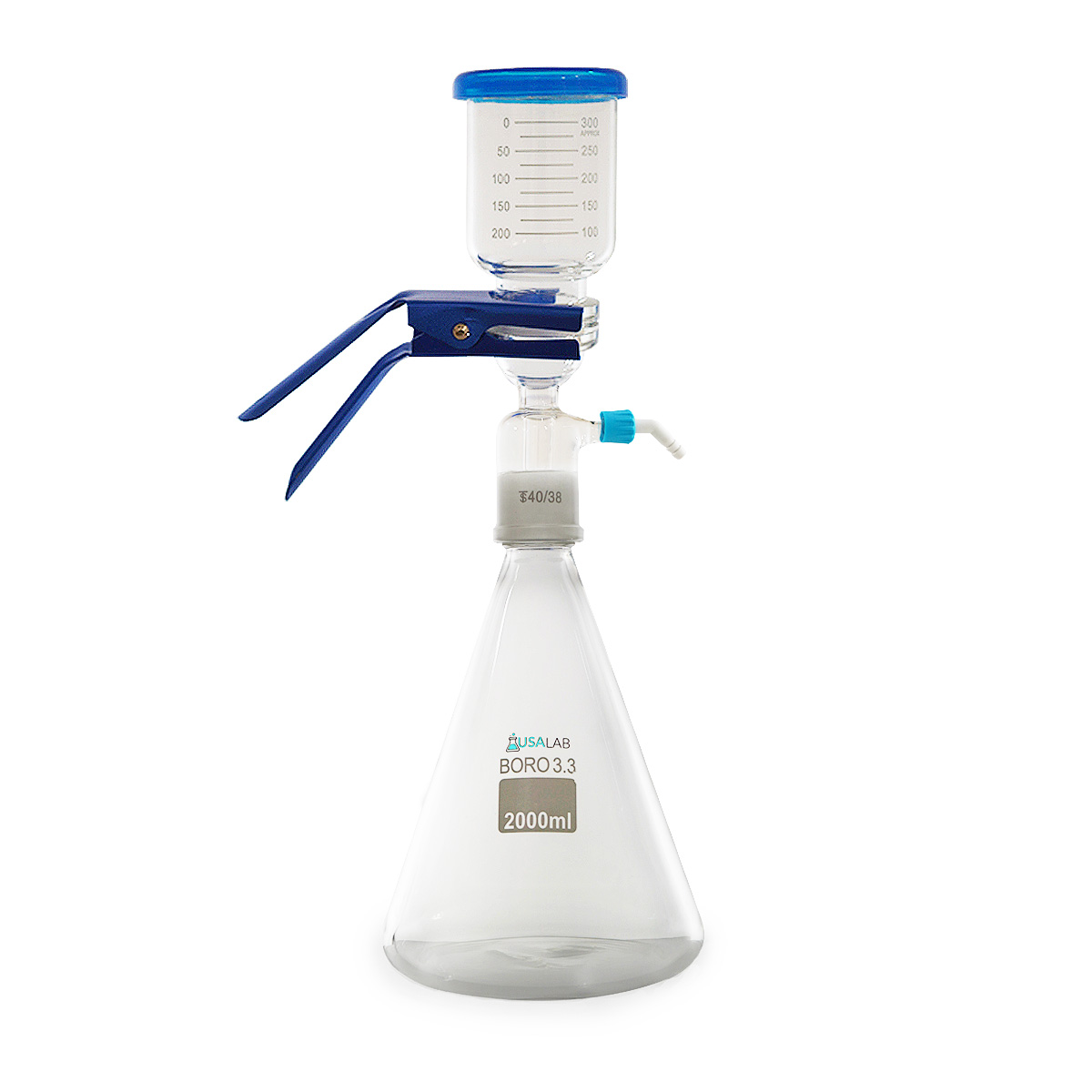 USA Lab Glass Vacuum Filtration Kit w/ 40/38 Glass Joint Connection