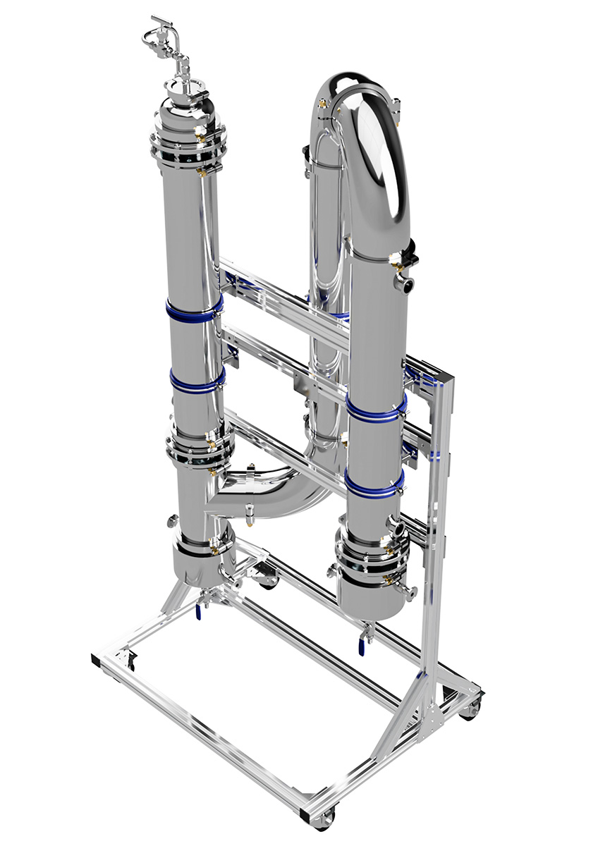 6 Inch Falling Film Evaporator Ethanol USA Lab