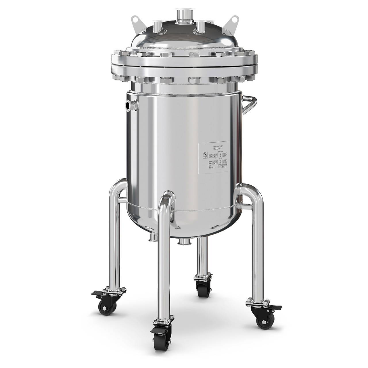 USA Lab OmniCore eTFE lined stainless vessel