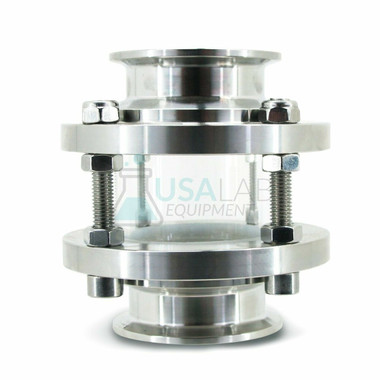 304 Stainless Steel Sight Glass 2 Tube OD Quick-Clamp USA Sealing Sanitary Fitting
