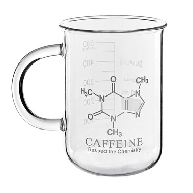USA Lab 500ML Coffee Mug Beaker Borosilicate 3.3 Borosilicate Glass