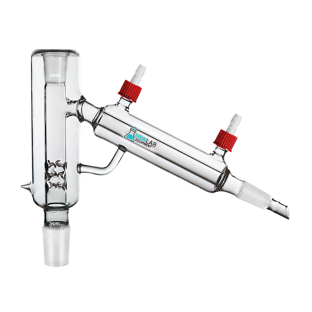 USA Lab 2L & 5L 60° Short Path Vacuum Jacketed Distillation Head - CUP Design - Picture 4 of 6