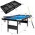 6 Feet Foldable Billiard Pool Table with Complete Set of Balls-Blue B593-NP10255WL