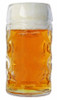 Half Liter Glass German Beer Mug