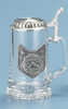 Traditional Fire Department Glass Beer Stein