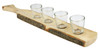 German Wooden Shot Glass Paddle Large